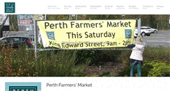 Desktop Screenshot of perthfarmersmarket.co.uk