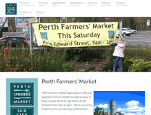 Tablet Screenshot of perthfarmersmarket.co.uk